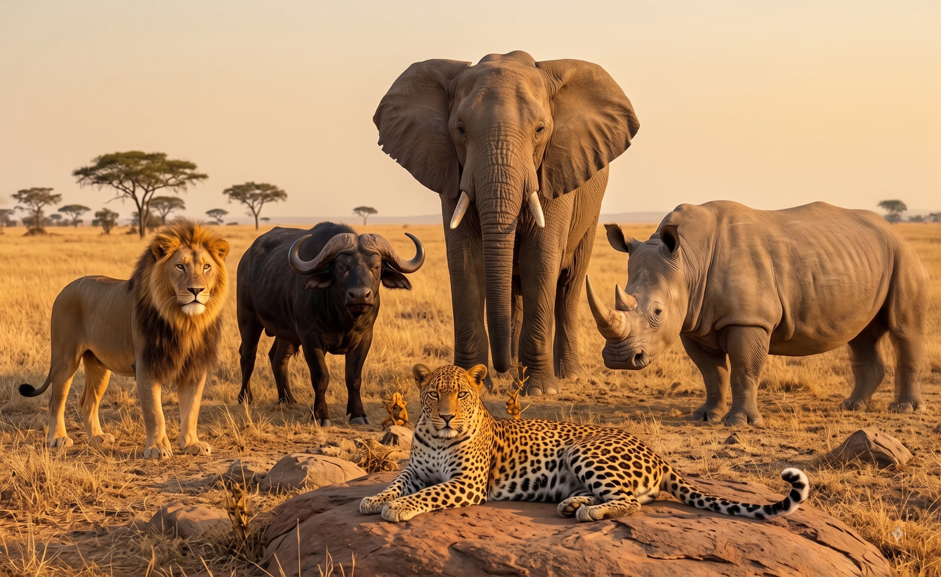 Wild Animals Big Five